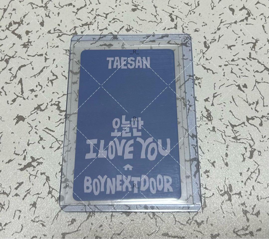 boynextdoor テサン トレカ LINE MUSIC 限定 ラキドロ