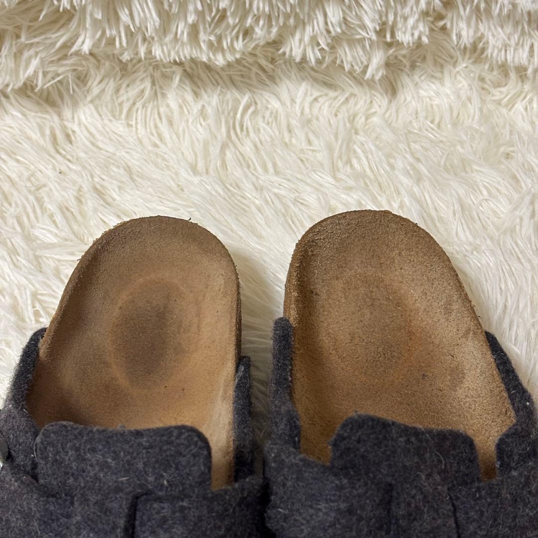 【美品】BIRKENSTOCK ビルケンシュトック　ボストン　ウールフェルト
