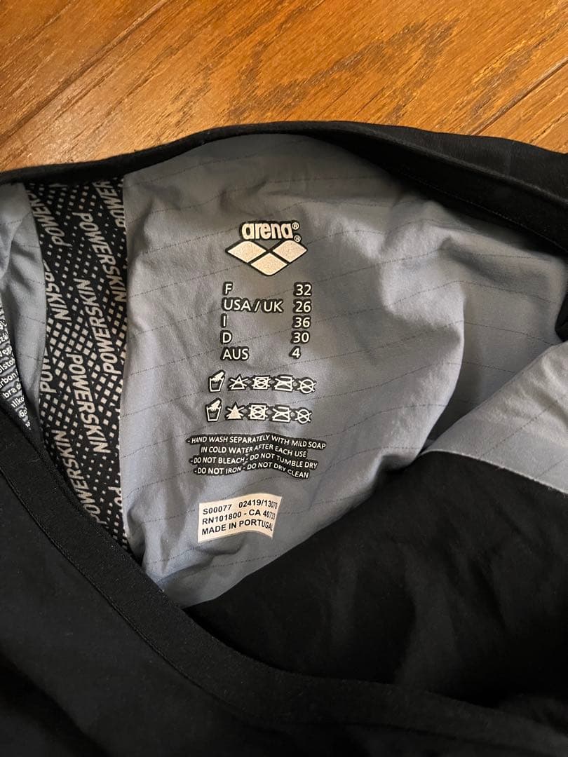 arena カーボンエア2 ブラック スポーツ用水着