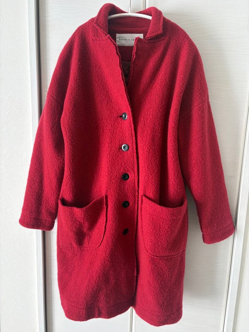 bulle de savon 赤 ロングコート