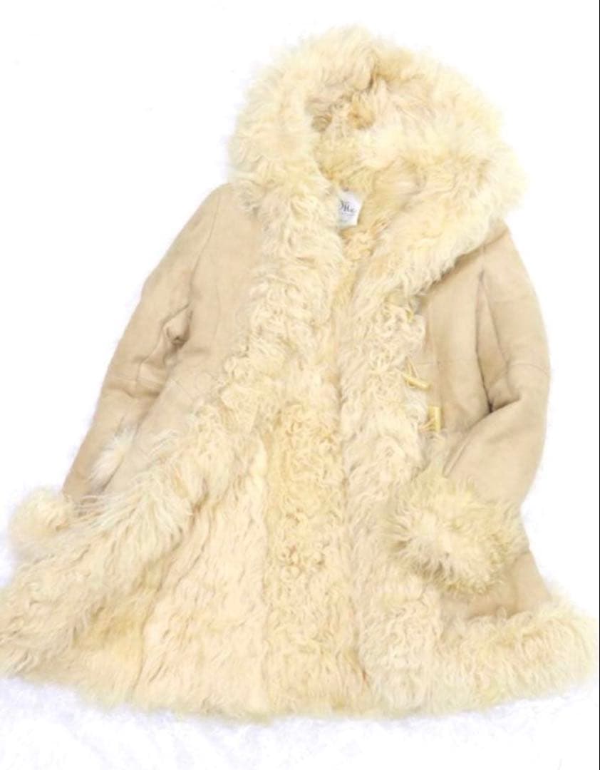 雑誌掲載完売 ME COUTURE ムートンダッフルコート 定価13万5000円