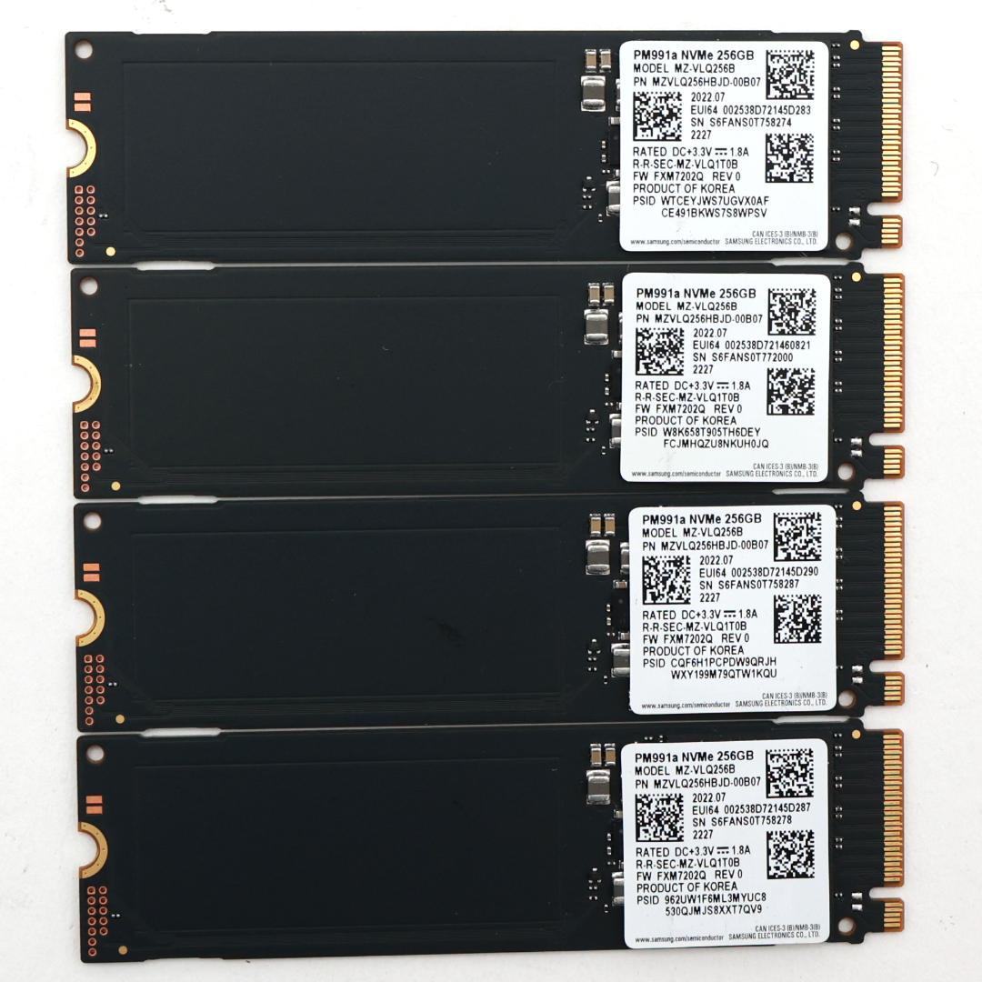 PM991a NVMe 256GB M.2 SSD 4枚セット【①0121】