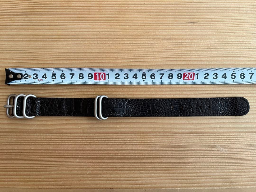 THESOLE クロコダイル NATOベルト 腕時計