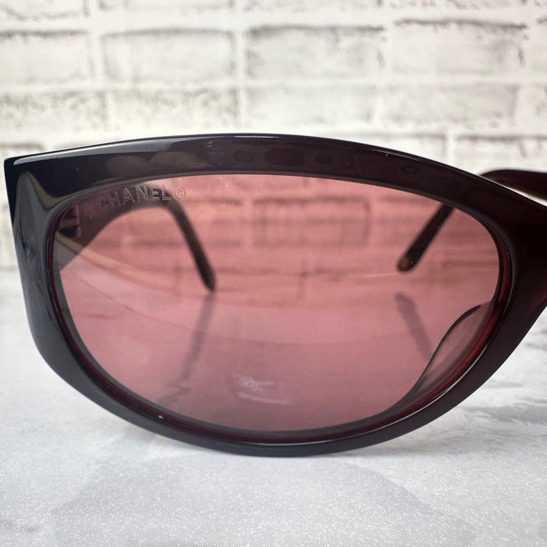 美品✨CHANEL シャネル 最高級サングラス サイドロゴ CC ココマーク刻印