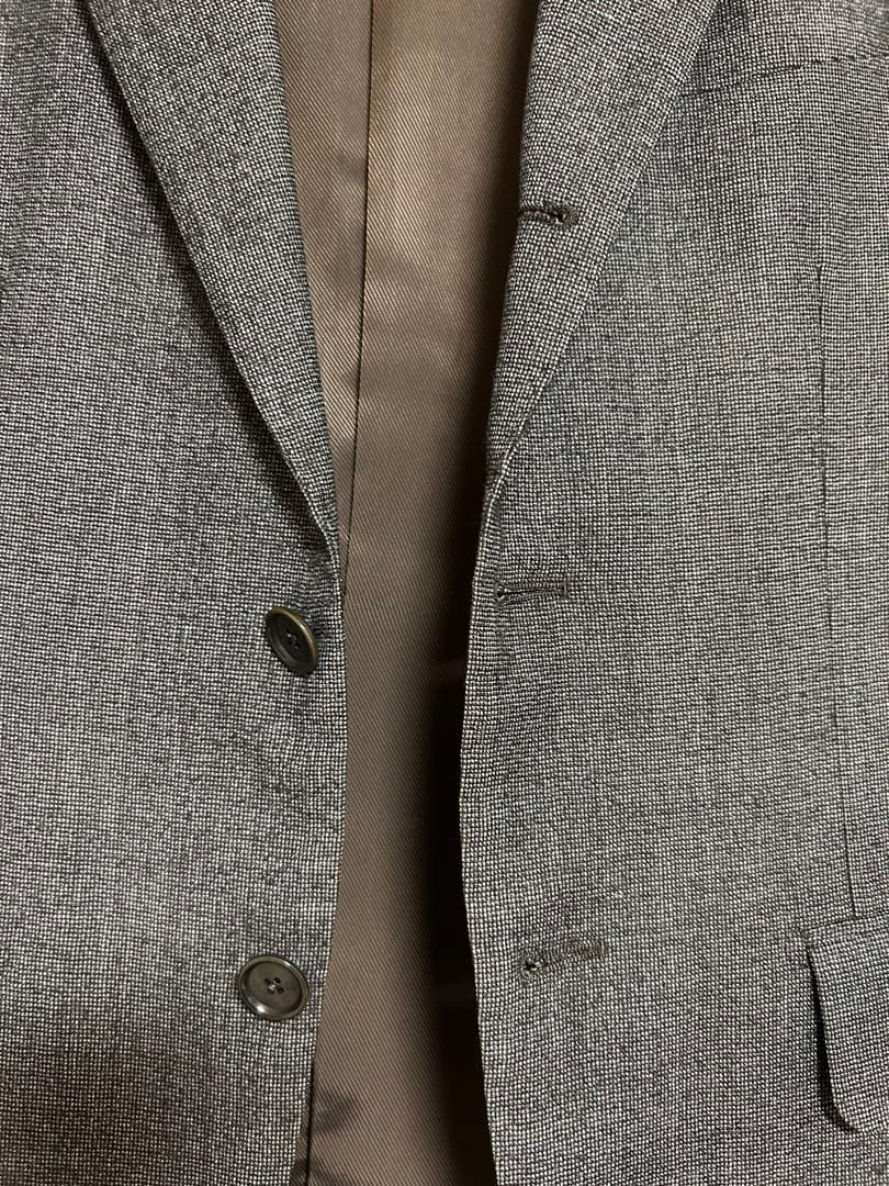 BEAMS F ビームスエフ デルフィノ生地 スーツ ブラウン 42