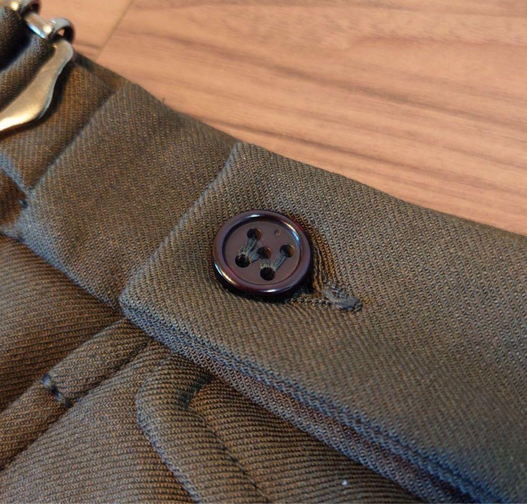 美品 ベルウィッチ 春夏 トロピカルウール グルカパンツ グリーン 42サイズ