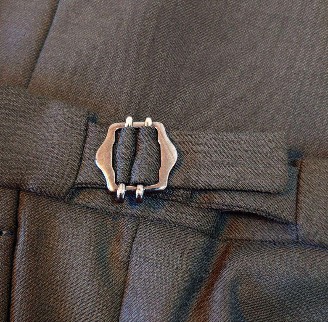 美品 ベルウィッチ 春夏 トロピカルウール グルカパンツ グリーン 42サイズ