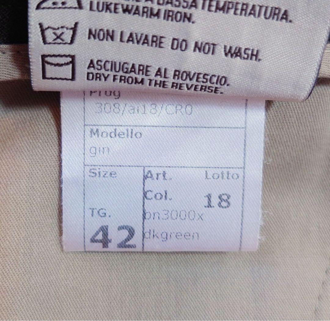 美品 ベルウィッチ 春夏 トロピカルウール グルカパンツ グリーン 42サイズ