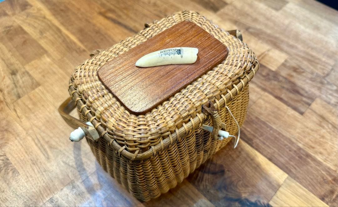 Vintage nantucket basket ナンタケットバスケット　USA