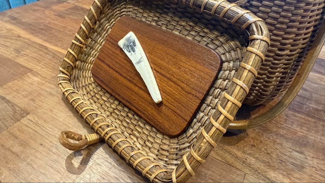 Vintage nantucket basket ナンタケットバスケット　USA