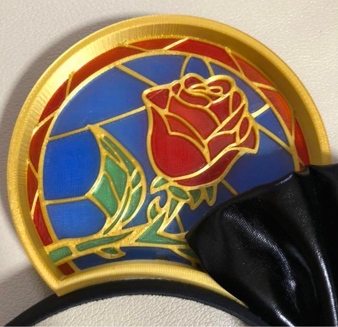 ディズニー　カチューシャ　美女と野獣