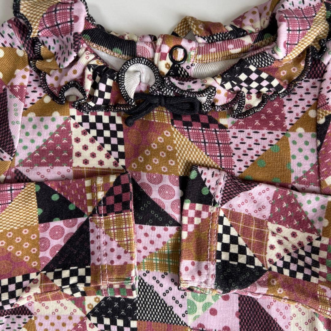 ロンパース・カバーオール Misha&Puff Lilac Patchwork 6-12m