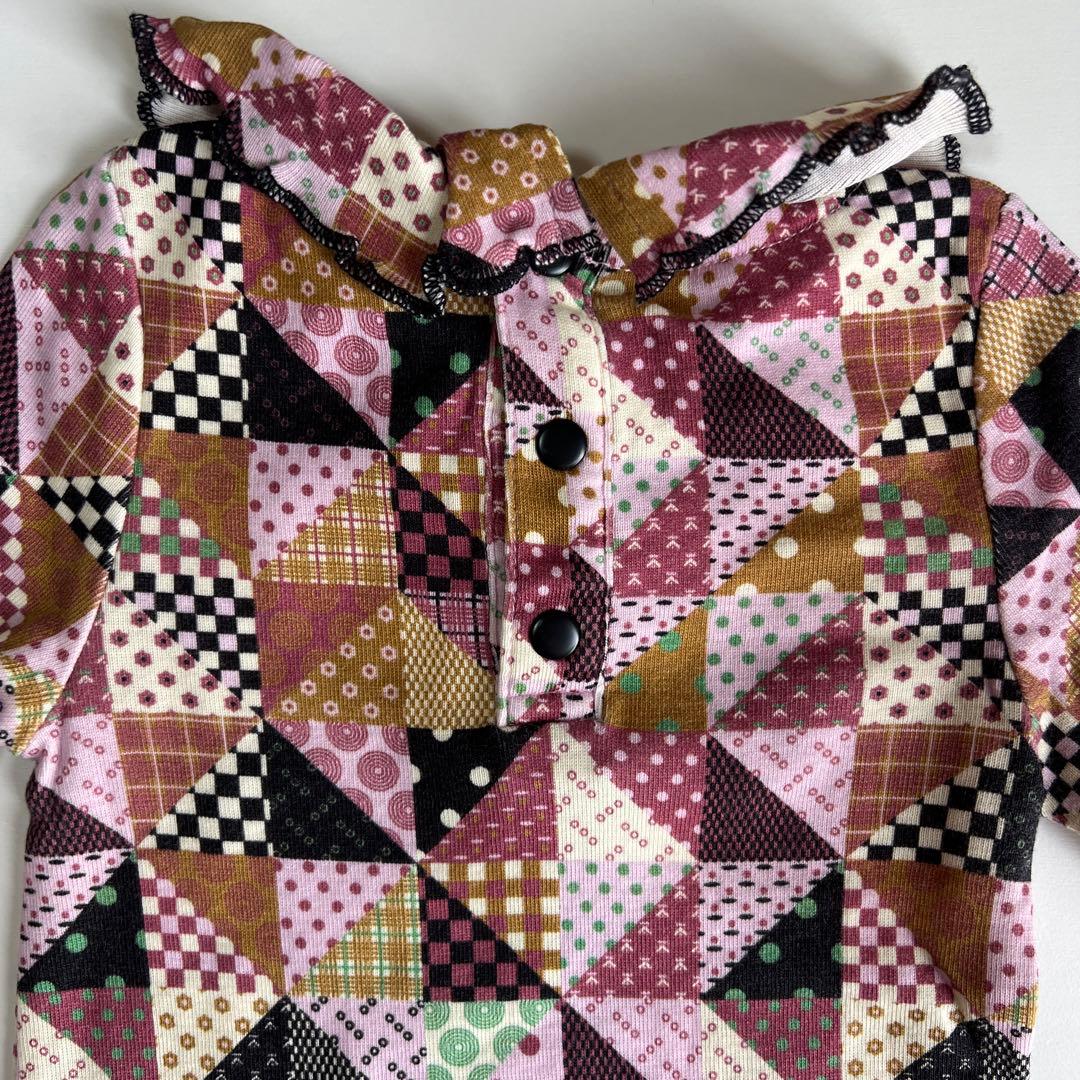 ロンパース・カバーオール Misha&Puff Lilac Patchwork 6-12m