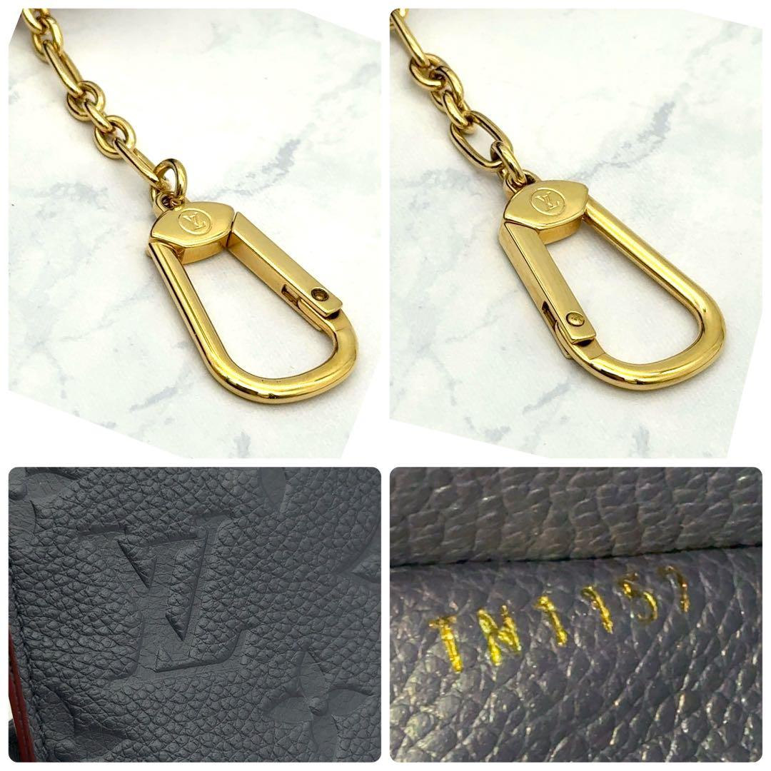 【新品級・レア】ルイヴィトン アンプラント ポシェットクレ マリーヌルージュ