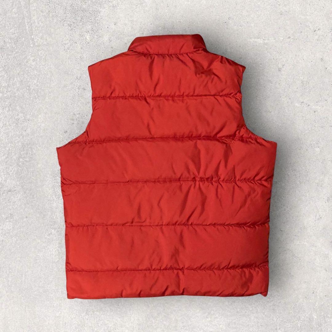 【ポロラルフローレン】ダウンベスト　リバーシブル　ネイビー　刺繍ロゴ　M相当　g