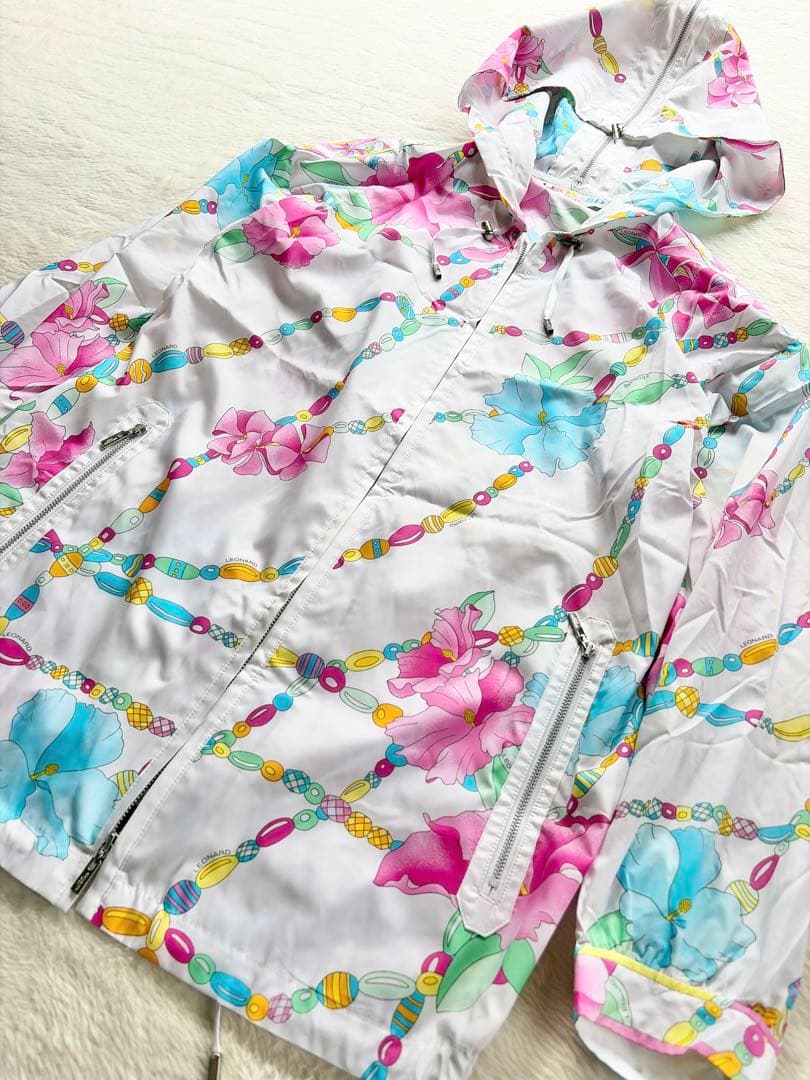 レオナール　LEONARDO ナイロン　パーカー　ジャケット