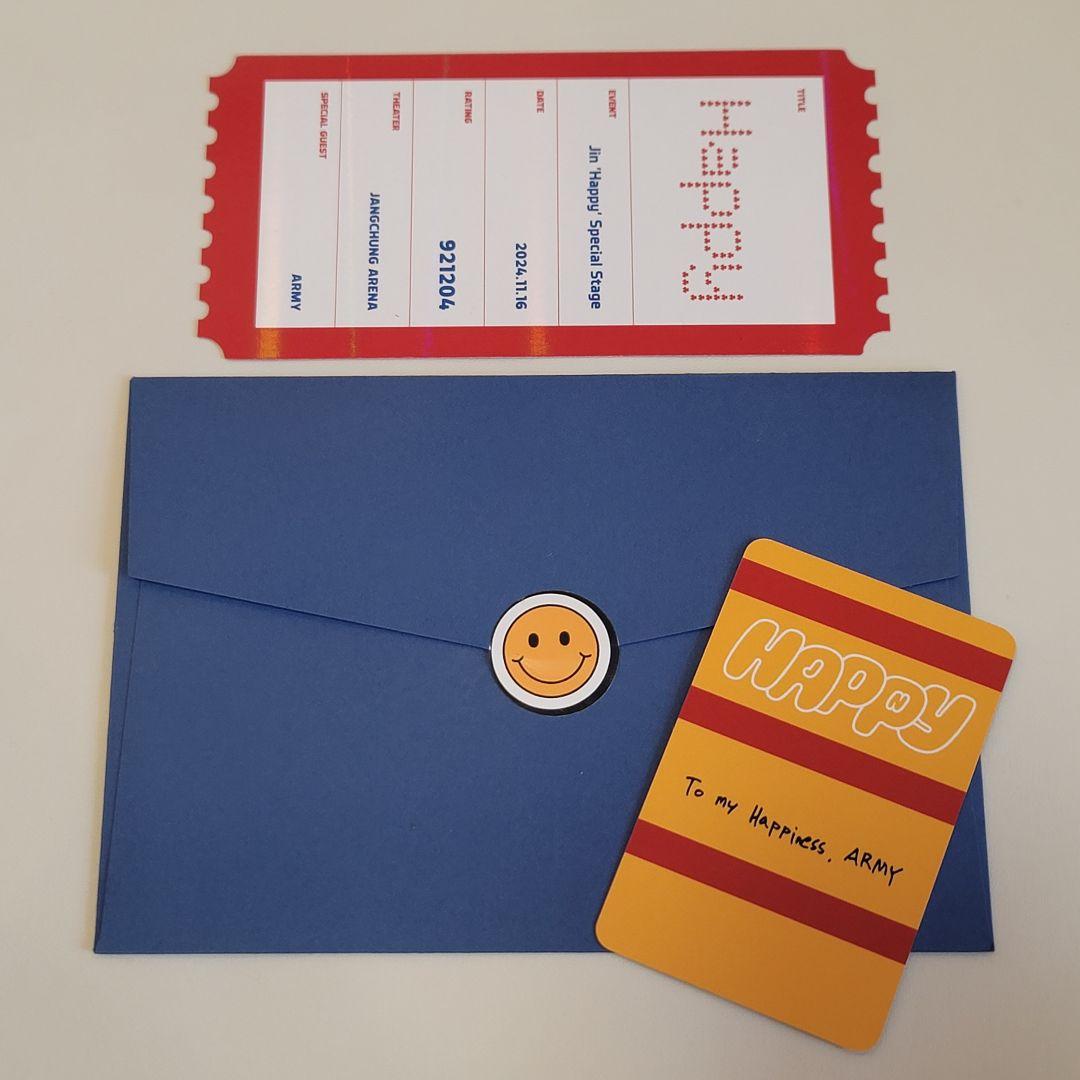 BTS JIN HAPPY ショーケース 限定特典 トレカ&チケット