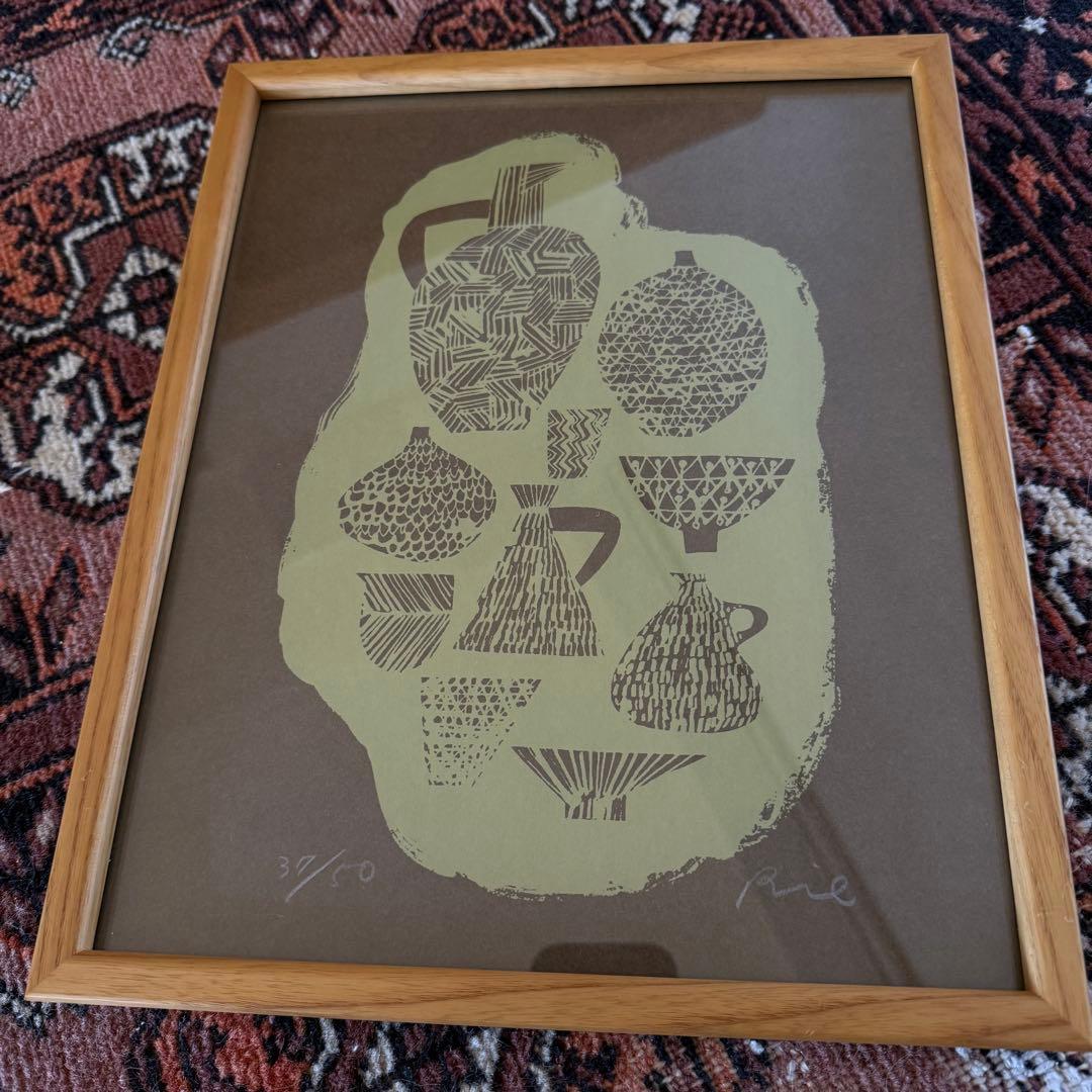 【販売終了品】バーズワーズ　シルクスクリーン/ポスター/伊藤利江/IDEE