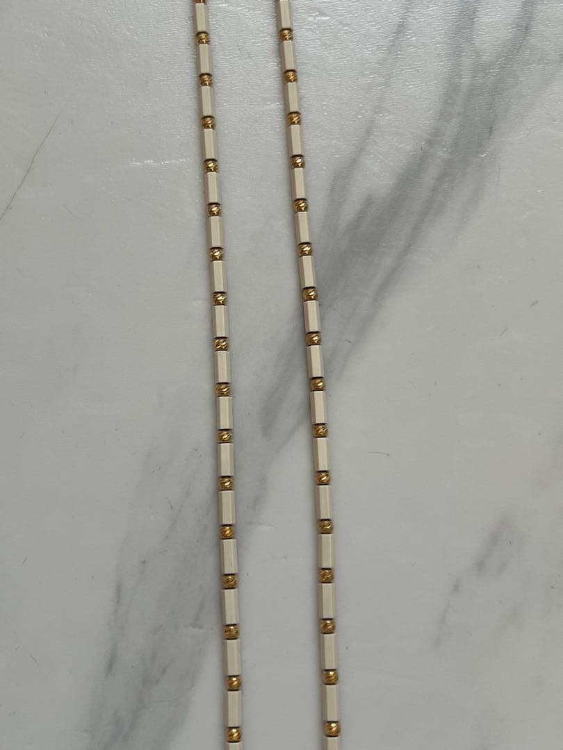 Dis Moi ディ モア ネックレス ホワイト 65cm K18