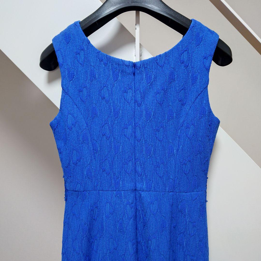 9号 M ヴァネッサハート マーメイド スクエア ワンピース ドレス ブルー