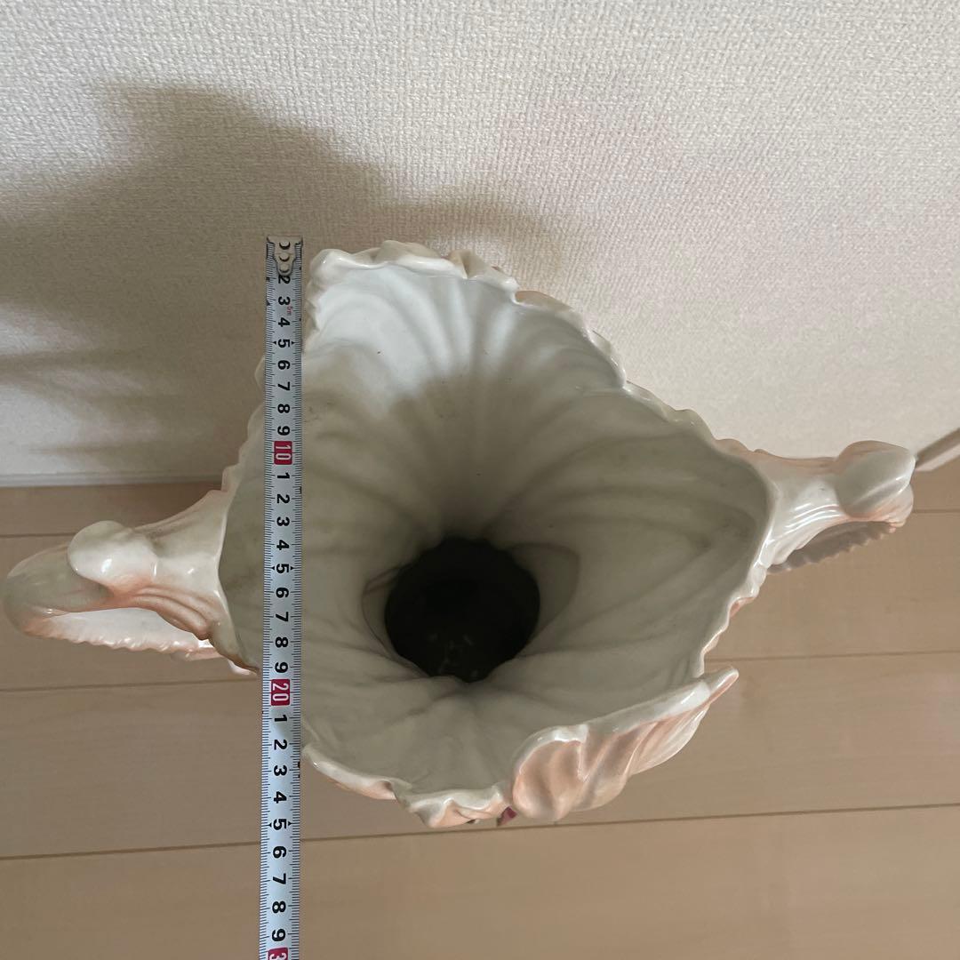 希少　高さ約70cm イタリア製 花瓶　陶器製　陶花　インテリア　置物