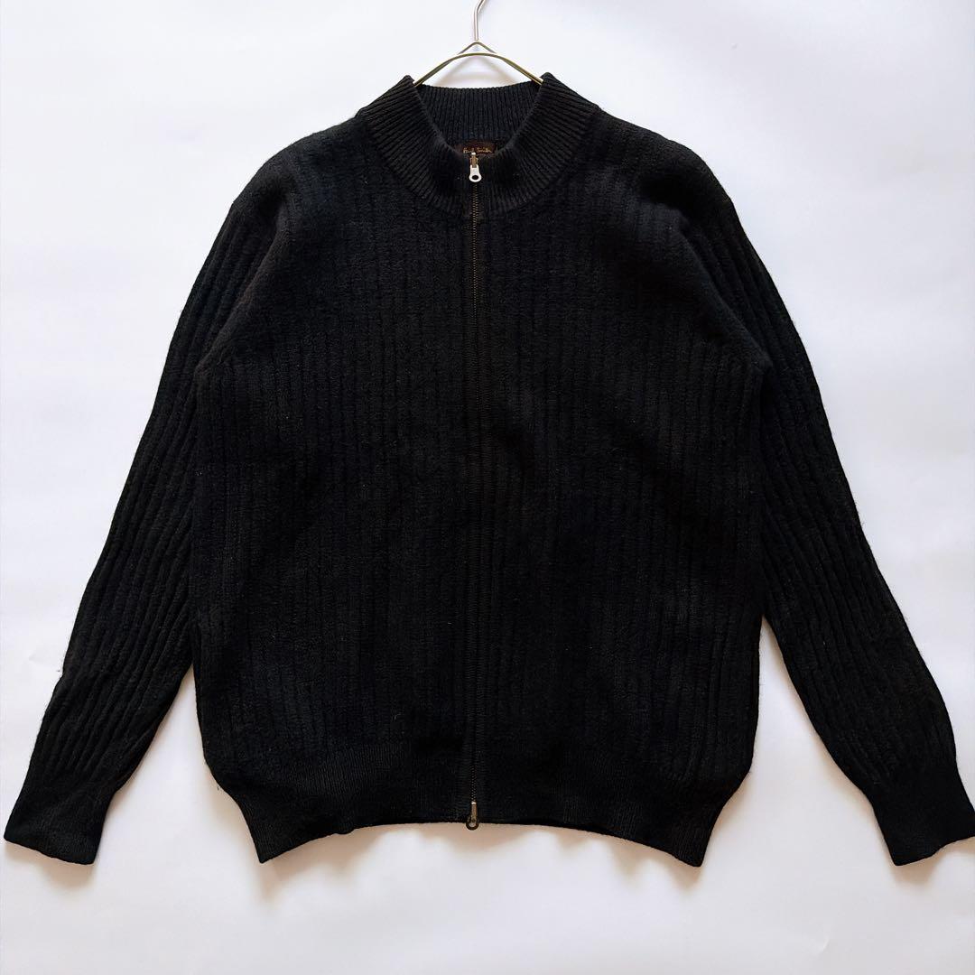 カシミヤ混✨️ポールスミスコレクション ウールドライバーズニット ブラック XL
