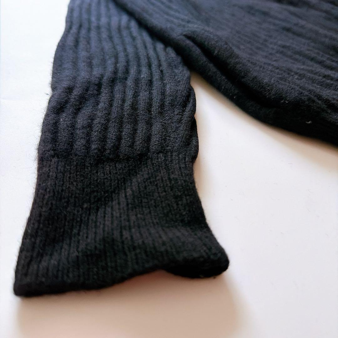 カシミヤ混✨️ポールスミスコレクション ウールドライバーズニット ブラック XL