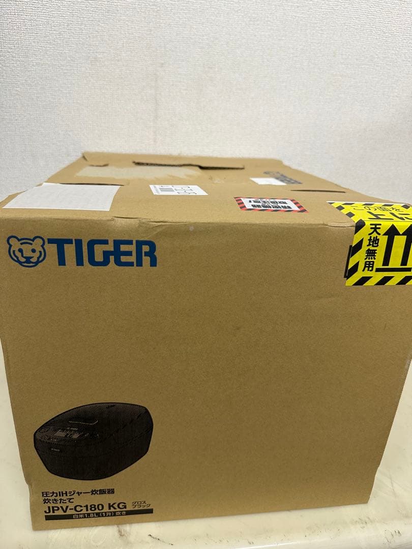 新品未開封！　JPV-C180 TIGER 圧力IHジャー炊飯器　1升　タイガー