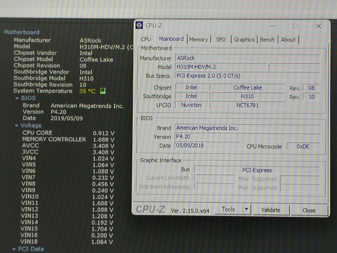 ASROCK　H310M-HDV/M.2　LGA1151
