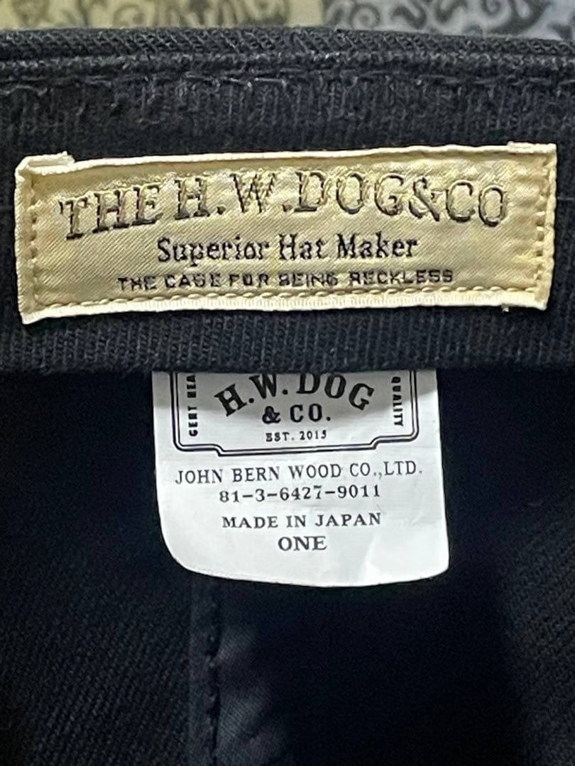 THE H.W. DOG & CO/トラッカーキャップ　ブラック