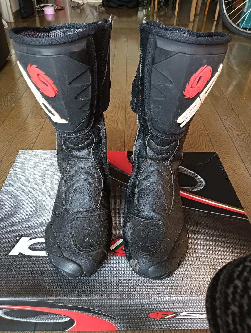 SIDI　バイク用　レーシングブーツ　ブラック