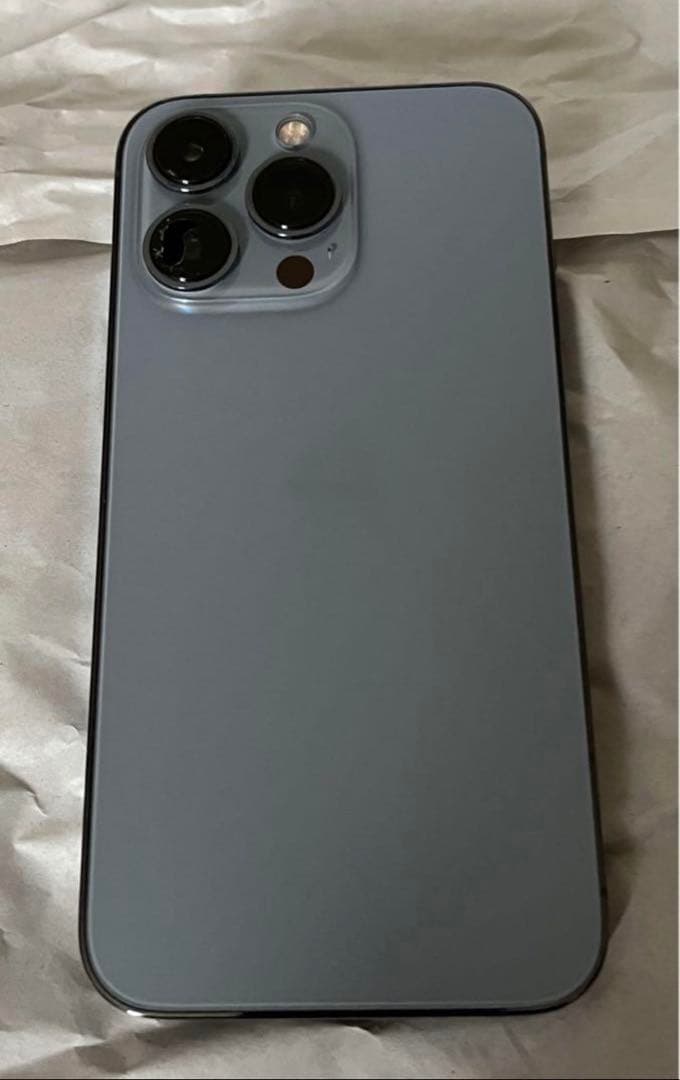 iPhone13 pro 256GB シエラブルー　レンズ割れ　SIMフリー