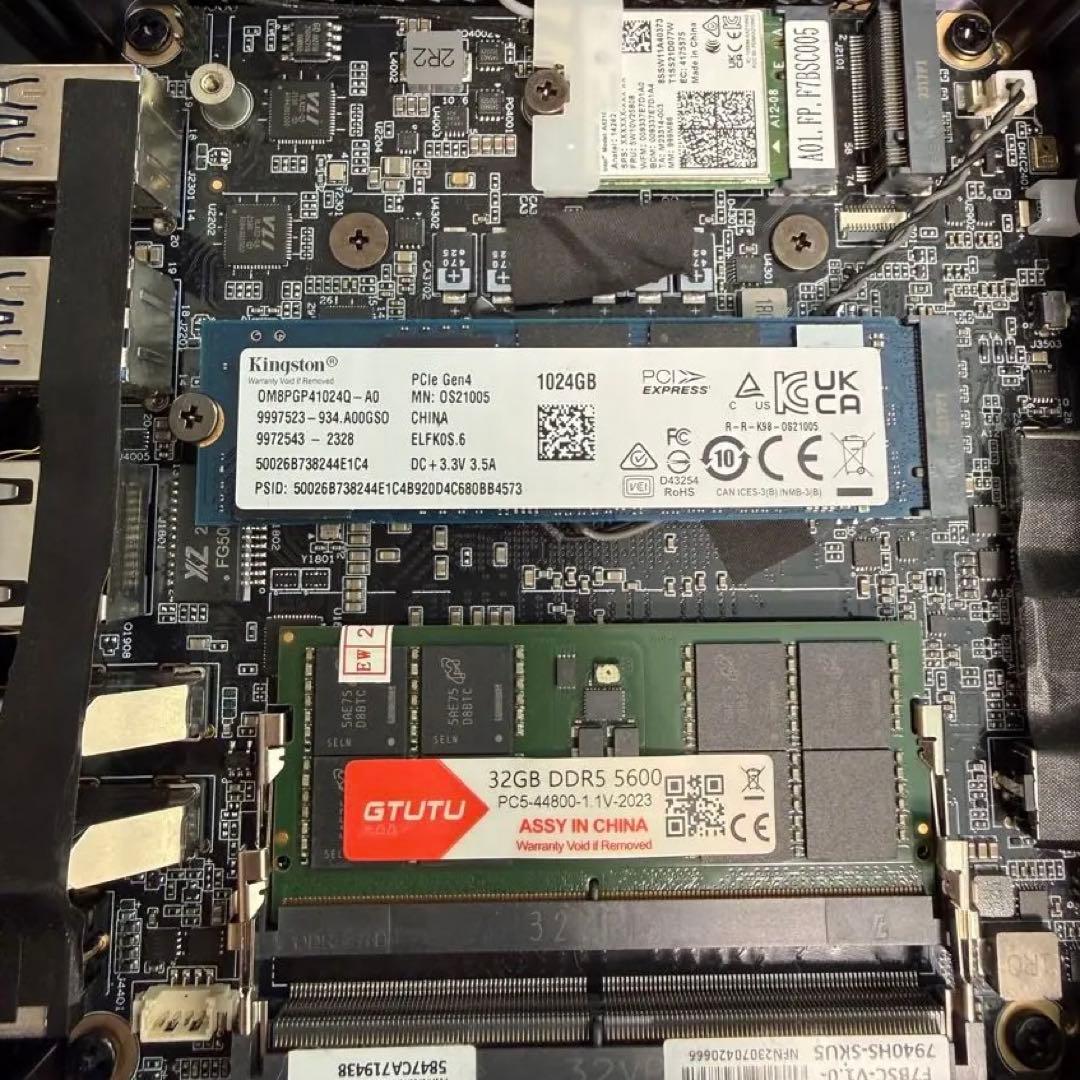 【ジャンク】MINISFORUM UM790PRO Ryzen 9 7940HS