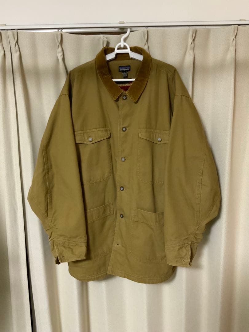 【希少】90’s Patagonia ヌエボレンジコート幾何学柄コスタリカ製　L