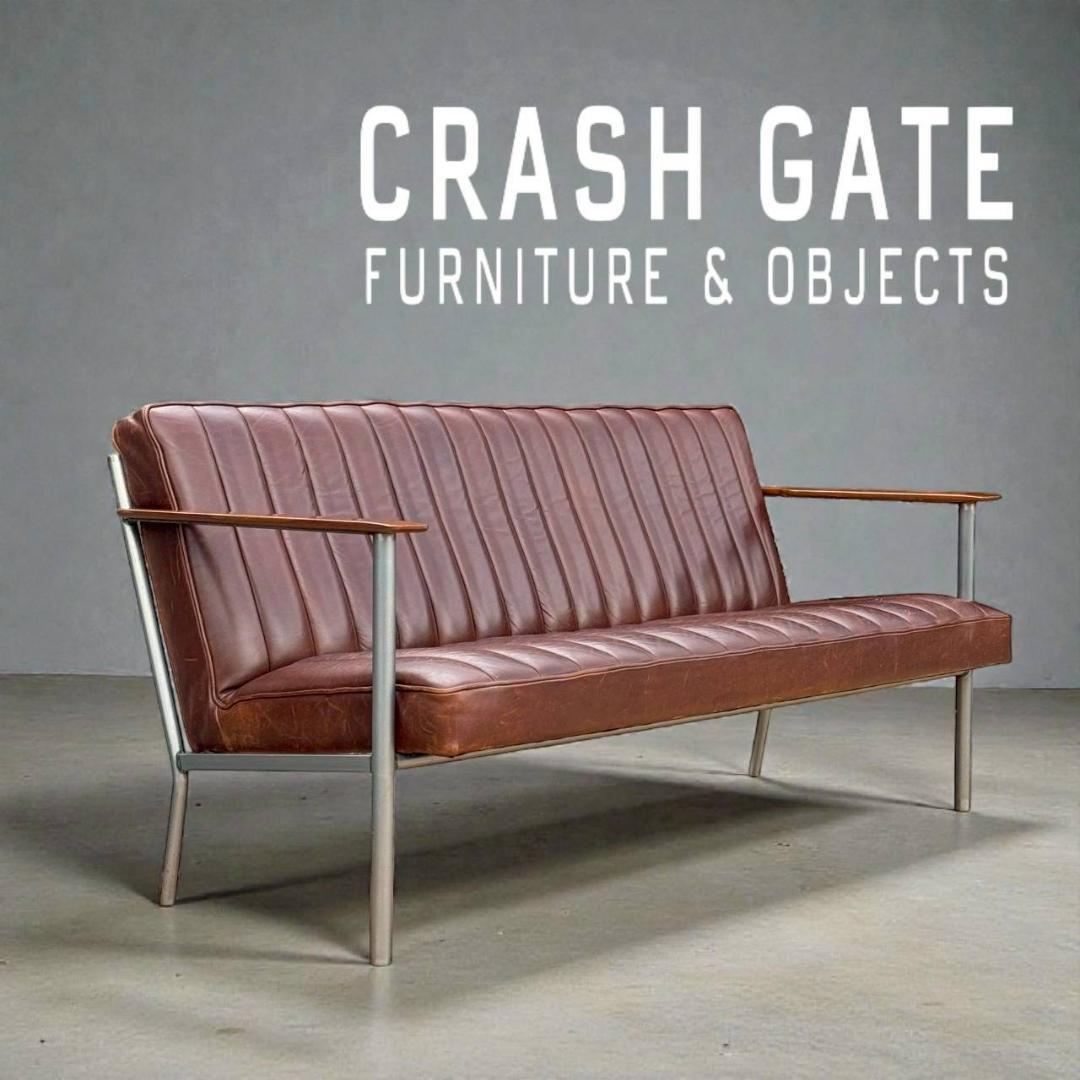 廃盤クラッシュゲート tabu Leather Works DINER ソファ