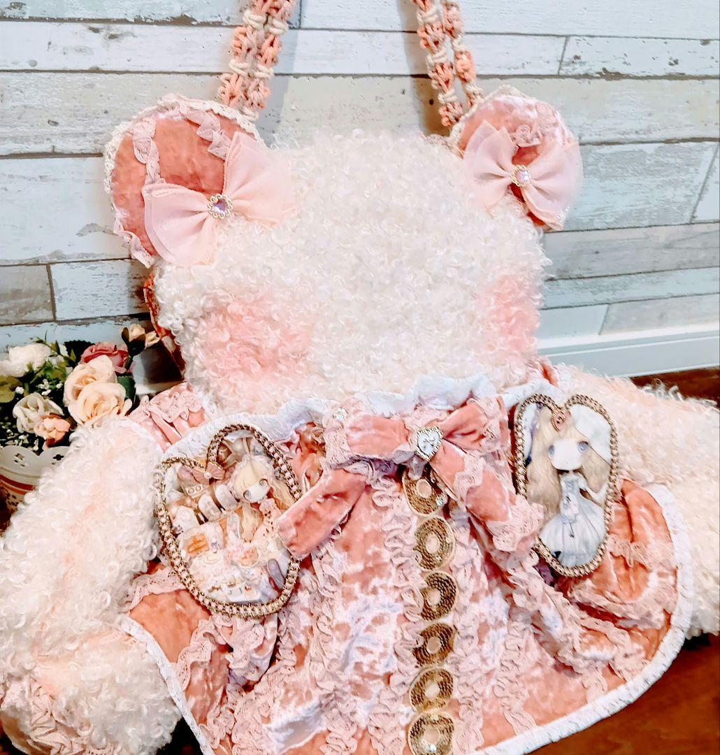 女の子パネルハンドメイドバッグ♡