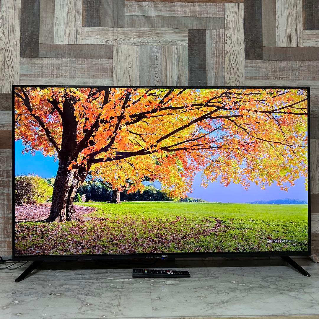 全国送料込❣️昨年購入RCA50型4KHDRチューナーレス、スマートテレビ
