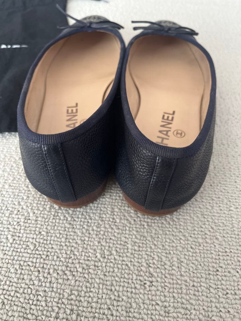 【CHANEL】バレリーナパンプス　24cm