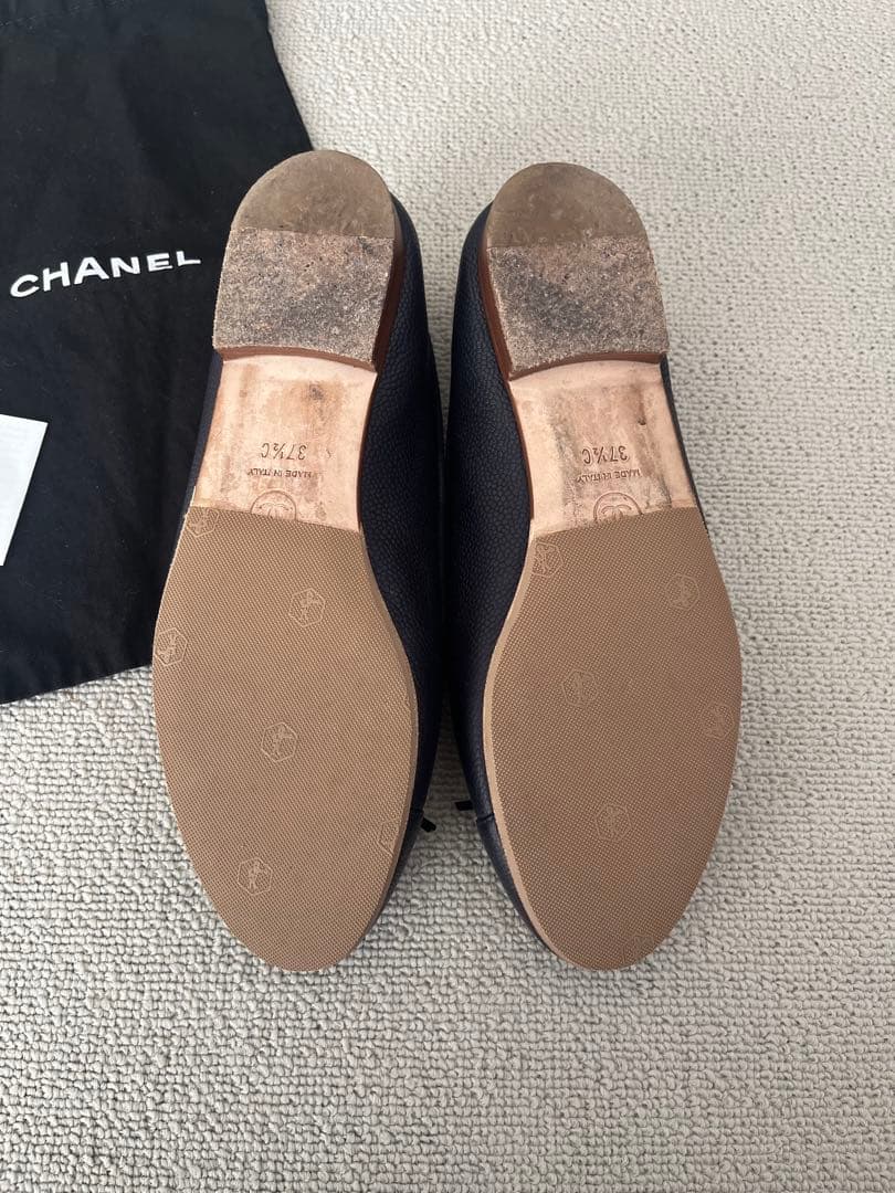 【CHANEL】バレリーナパンプス　24cm