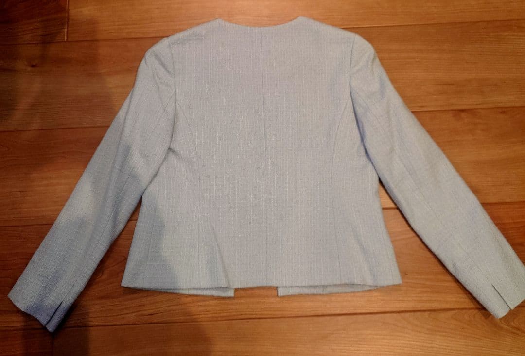 【グリーン レーベル リラクシング 】フォーマルセットアップ　ライトグレー