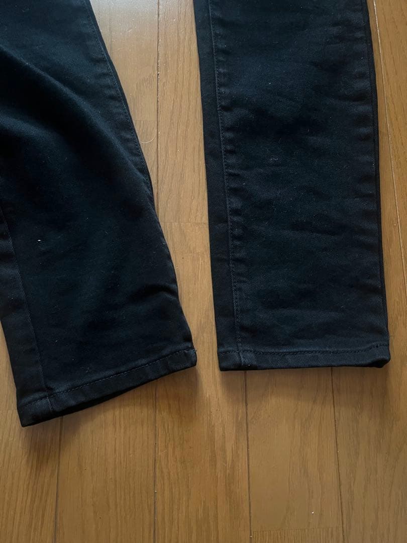 hesntls スリムフィットデニム ブラック 黒 28