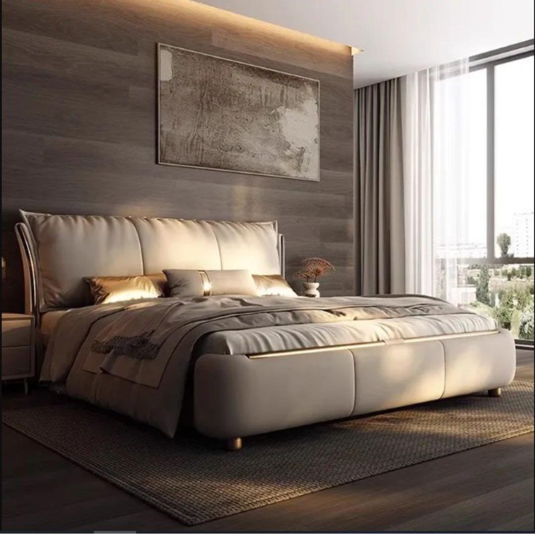 【残り2点】ラグジュアリーベッド｜150×200cm対応｜新品（マットレス付き）