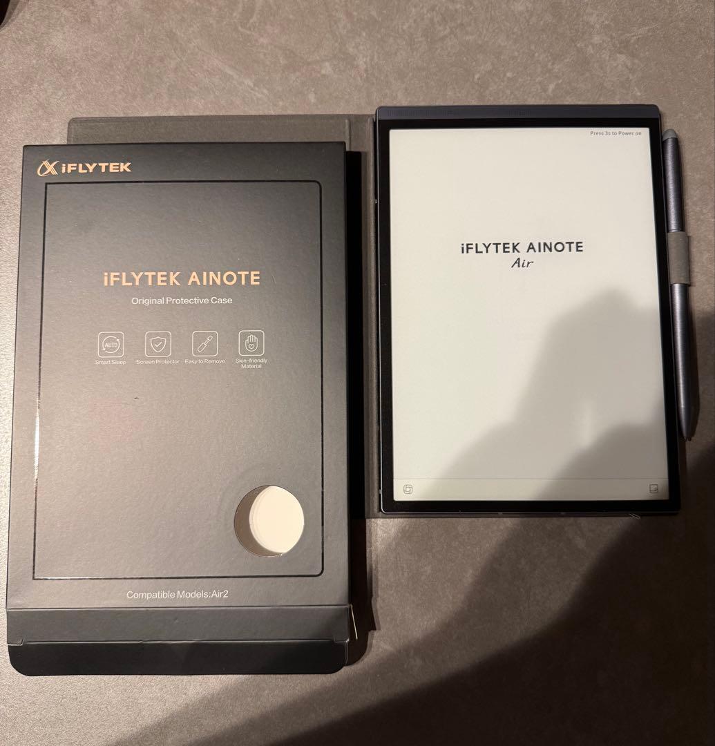 【極美品】iFLYTEK AINOTE Air 2 専用保護ケース付き
