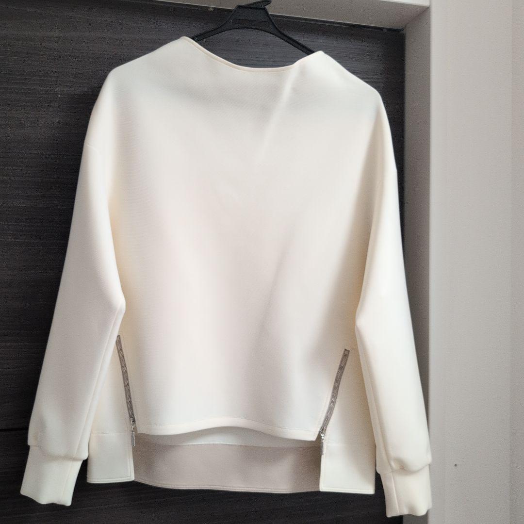 モラビトプルミエ サイドジッパー 長袖 トップス