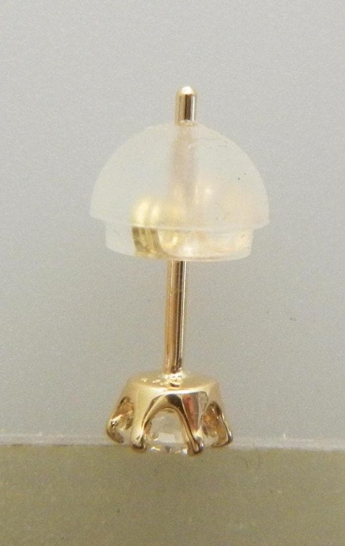 限定特価！ 片耳用 新品 K18 18金 ダイヤ スタッドピアス 0.1ct