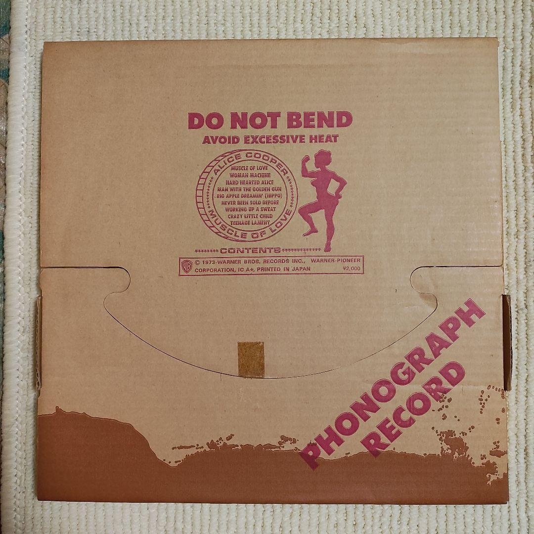 【国内初回ダンボール・ジャケＬＰレコード】アリス・クーパー／マッスル・オブ・ラヴ