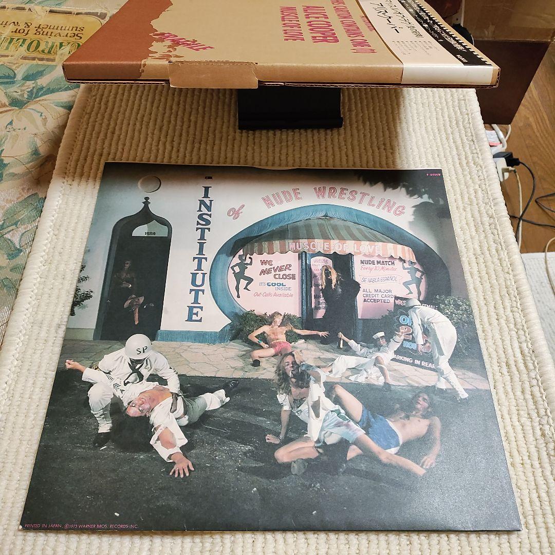 【国内初回ダンボール・ジャケＬＰレコード】アリス・クーパー／マッスル・オブ・ラヴ