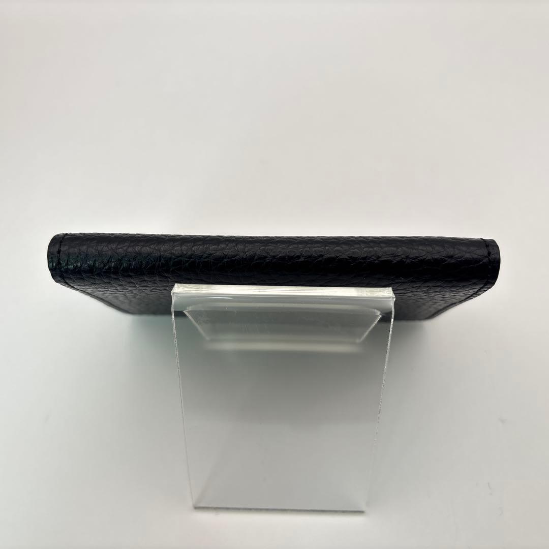 【極美品】HushTug　名刺入れ　カードケース　レザー　革　黒　ハッシュタグ
