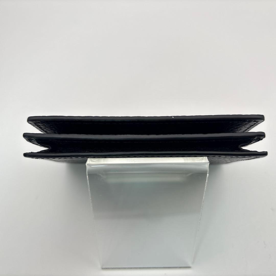 【極美品】HushTug　名刺入れ　カードケース　レザー　革　黒　ハッシュタグ
