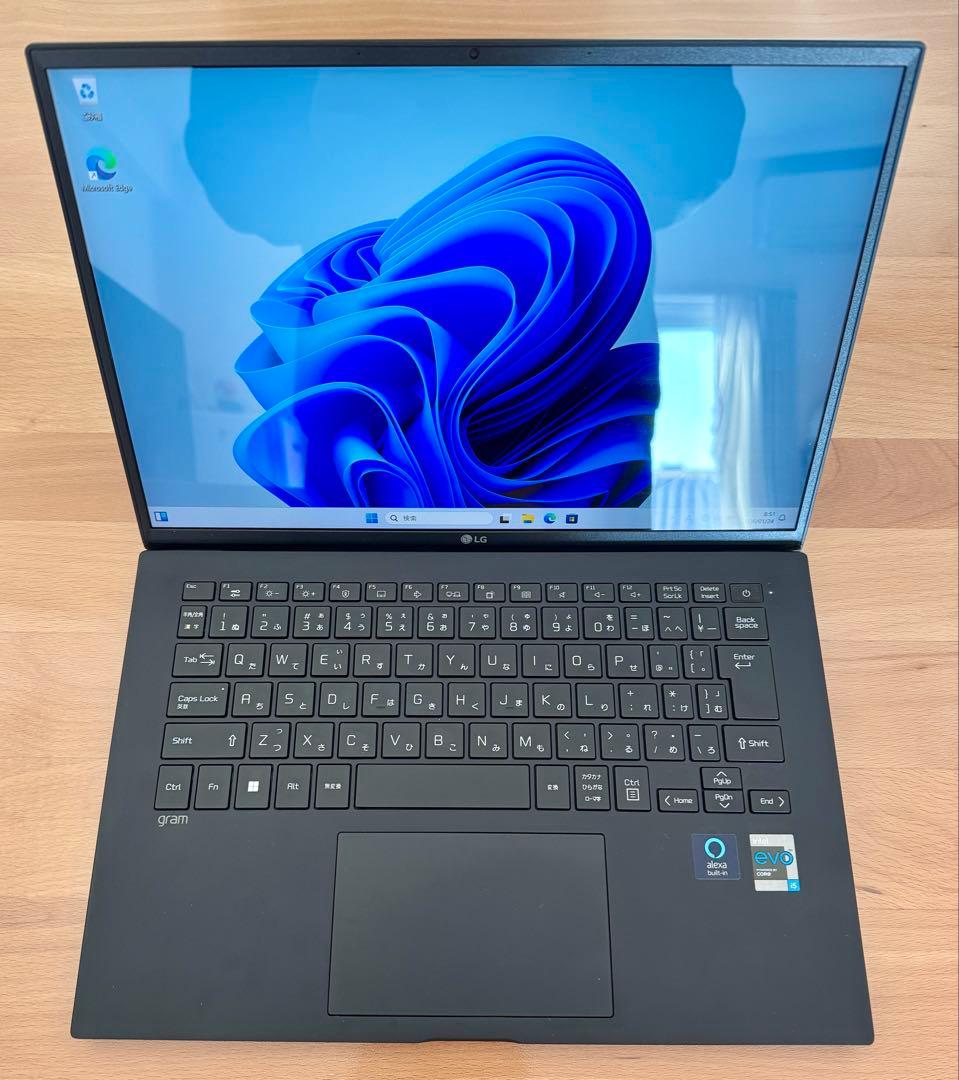 ★極上美品999g/14インチ/最大31時間/LGgram14/i5/512G